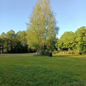 Osada pod Brzozą, pole campingowe nad jeziorem Śniardwy